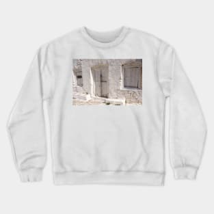 White front door. Crewneck Sweatshirt